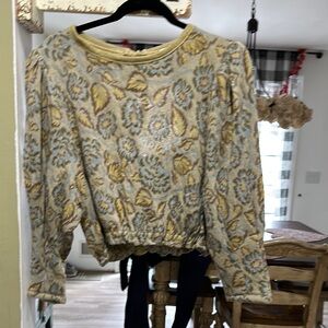 Floral Patterned Sweater